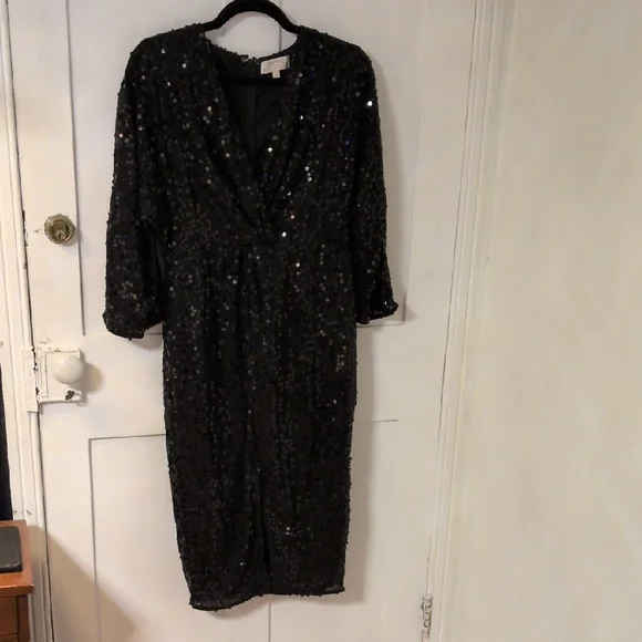 Boohoo | Dresses | Boohoo Black Sequin Dress | Poshmark